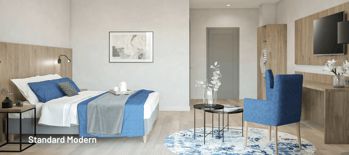 Theska Komplettzimmer Standard Modern